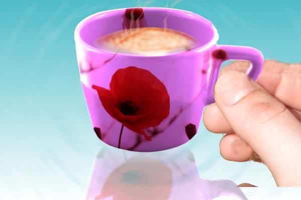 Creation of A cup of tea: Step 6